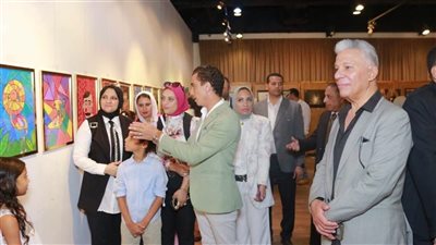 دمياط تتألق في معرض البعث الفني وإحياء التراث بالأوبرا