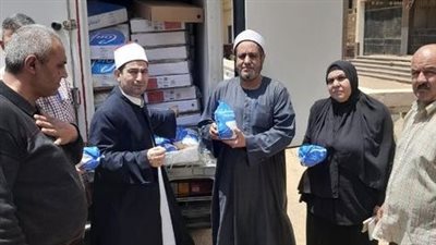 توزيع 1250 كيلو دواجن مجمده على المستحقين من أبناء الشرقية