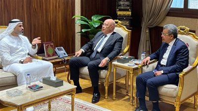 رئيس الجهاز المركزي للمحاسبات يستقبل نظيره الإماراتي لتعزيز تبادل الخبرات
