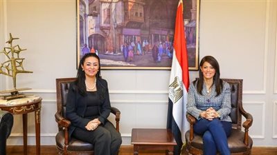وزيرة التعاون الدولي تبحث مع رئيسة المجلس القومي للمرأة جهود التعاون المشترك