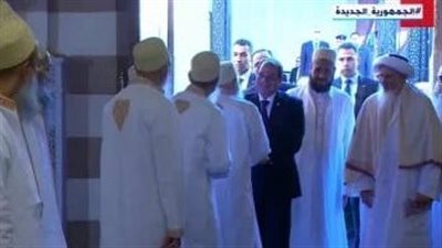 الرئيس عبد الفتاح السيسي يصل إلى مسجد السيدة زينب