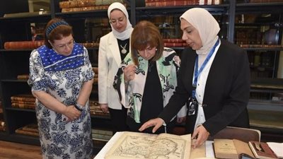 المتحف اليوناني الروماني يستقبل رئيسة جمهورية اليونان