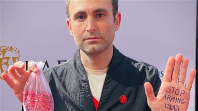 الفنان المصرى العالمى خالد عبدالله يدعم الشعب الفلسطيني 