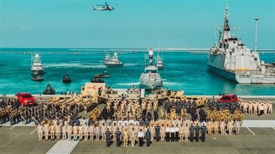ختام فعاليات التدريب البحرى المشترك 