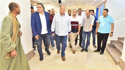محافظ أسيوط يستقبل مساعد وزير الصحة للمشروعات لتفقد مستشفى بني محمديات بأبنوب