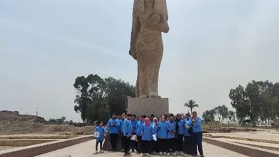 لجنة ذوى الهمم بالشرقية تنظم زيارة لطلبة مدرسة التربية الفكرية لمتحف تل بسطا