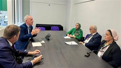 حجازي يلتقي بالمدير العالمي للتعليم وتنمية قدرات المراهقين بمنظمة اليونيسف لبحث التعاون  