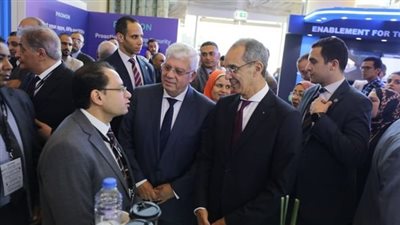 وزيرا التعليم العالي والاتصالات يشهدان فعاليات مؤتمر أمن المعلومات والأمن السيبراني