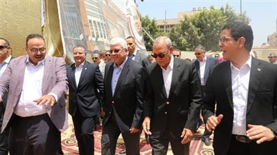 وزير التعليم العالي يزور أرض مستشفى بنها الجامعي الجديد