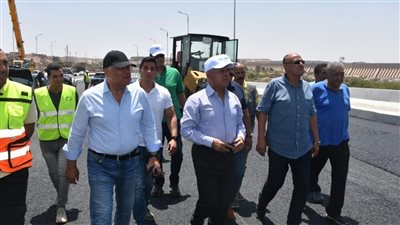 وزير النقل يتابع جاهزية محور بديل خزان أسوان تمهيداً لافتتاحه
