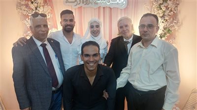 عقد قران محمد حمد وإيمان سراج