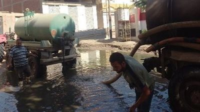 محافظ الشرقية يستجيب لشكاوى قرية أولاد موسي ويأمر بكسح مياه الصرف الصحي