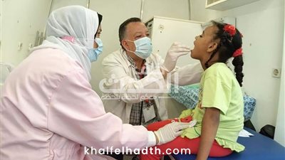توقيع الكشف على 2619 حالة خلال قافلتين طبيتين فى مركزى مغاغة و سمالوط بالمنيا