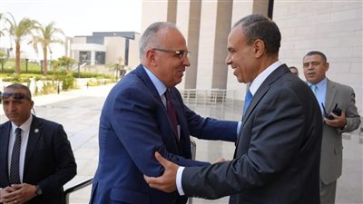 وزير الخارجية والهجرة يستقبل وزير الموارد المائية والري 