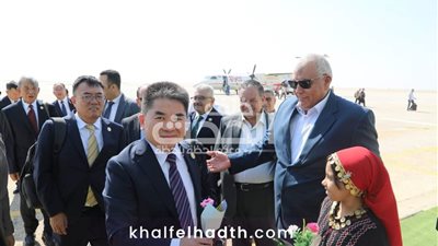 محافظ الوادي الجديد يستقبل وفد الرابطة الصينية للتبادل الزراعي 