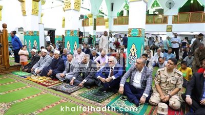 محافظ أسوان يشهد الاحتفال بالعام الهجرى الجديد بمسجد الحاج حسن 