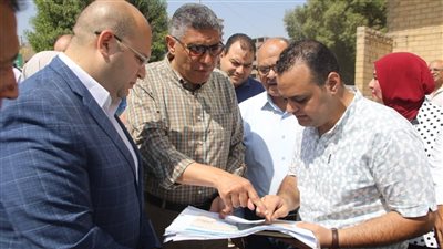 محافظ الجيزة يتفقد أعمال تأهيل وتدبيش مصرف المريوطية