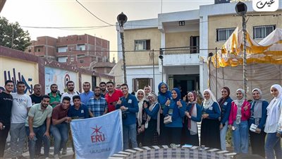 الجمعية العلمية لطلاب صيدلة بالجامعة الروسية تنظم قافلة طبية في قري الشرقية