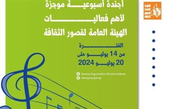 بالصور..تعرف على  أجندة قصور الثقافة هذا الأسبوع من مهرجان العلمين وحتى جنوب سيناء  