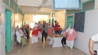 محافظ القليوبية يتفقد مبادرات 100 مليون صحه بالوحدة الصحية بزاوية بلتان