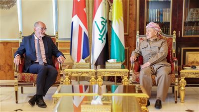بالصور..بارزاني يستقبل سفراء 3 دول أوروبية وممثلي العرب والتركمان بمحافظة كركوك