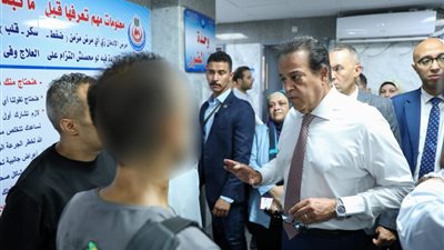 وزير الصحة يتفقد مستشفى الخانكة للصحة النفسية  