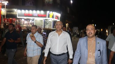 محافظ القليوبية يتابع اعمال النظافة والاشغالات و الخدمات بحي شرق شبرا الخيمة