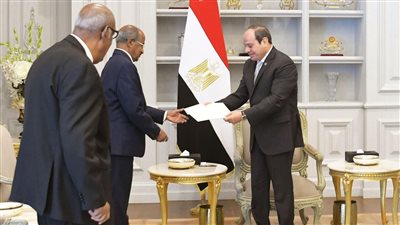 الرئيس السيسي يتسلم رسالة خطية من نظيره الإريتري 