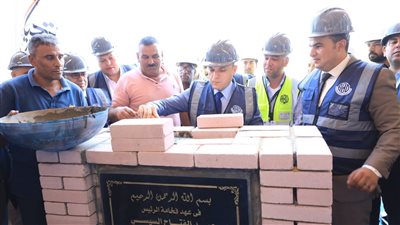 محافظ كفرالشيخ يضع حجر الأساس لمشروع إنشاء مصنع تدوير المخلفات الصلبة البلدية بالحامول 