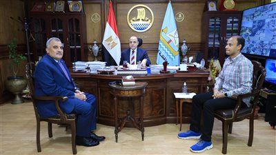 محافظ كفرالشيخ يستقبل المدير التنفيذي لجهاز حماية وتنمية البحيرات والثروة السمكية 