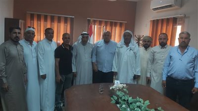 رئيس مدينة بورسعيد الجديدة يلتقي شيوخ ورؤساء القبائل لمناقشة مقترحات توفيق الأوضاع