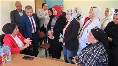 نائب وزير الصحة تتفقد وحدة طب أسرة الحجناية بدمنهور في محافظة البحيرة