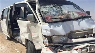 مصرع وإصابة 12 شخصا إثر انقلاب ميكروباص جنوب المنيا 