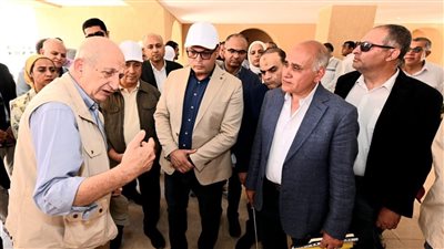 وزير الإسكان يتفقد الأعمال بمنطقة الزيتونة أحد مكونات مشروع تطوير موقع التجلى الأعظم