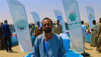 بالصور..التحالف الوطني يسلم ٢٥مركبا جديدا لقرية الشبيكة