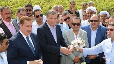وزير الزراعة يفتتح موسم جني القطن في محافظة المنوفية 