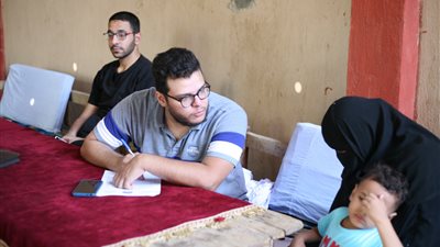 جامعة جنوب الوادى تنظم قافلة شاملة بقرية دندرة بقنا
