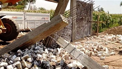 إزالة 134 حالة تعدٍ على أملاك الدولة والأراضي الزراعية بسوهاج