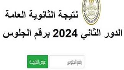 برقم الجلوس..نتيجة الدور الثاني للثانوية العامة لعام 2024