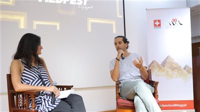 بالصور..المخرج السويسري المصري كريستوف صابر يوجه نصيحة لصناع الأفلام:« لاتشعروا بالإحباط»
