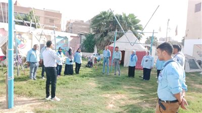 الدورة الرسمية لتأهيل مساعد قائد وحدة كشفية بمركز شباب بيلا كفرالشيخ ضمن  