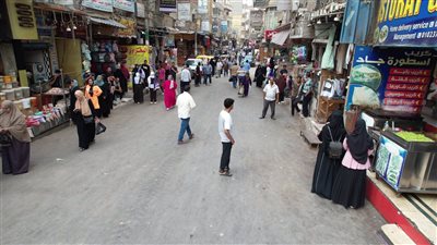 نقل الجائلين من شارعي بورسعيد والنقراشي إلى السوق الحضري الجديد بكفرالشيخ 