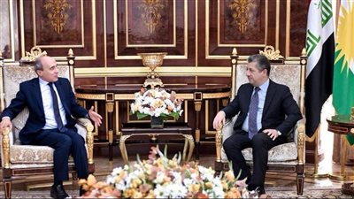 مسرور بارزاني يستقبل القنصل المصري لدى كردستان