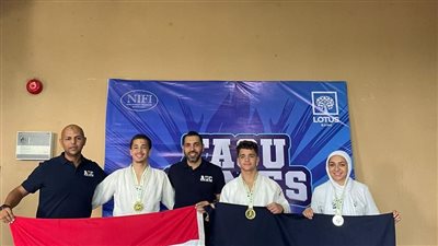 بالصور..طلاب الجامعة الأمريكية بالقاهرة يفوزون بالمركز الأول في دورة الألعاب الجامعية الأفريقية بنيجيريا