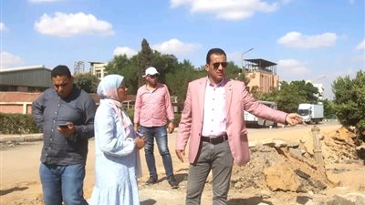 رئيس جهاز العاشر من رمضان يتفقد أعمال تطوير البنية التحتية في المنطقة الصناعية الثالثة