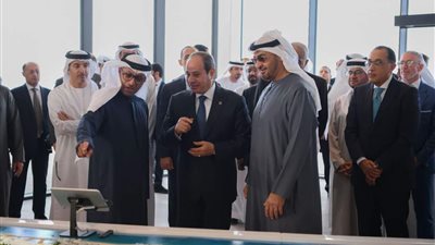 الرئيس السيسي والشيخ محمد بن زايد يشهدان إطلاق مشروع رأس الحكمة