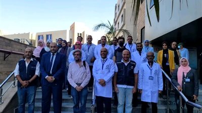 وفد منظمة الصحة العالمية يشيد بالتنظيم وجودة مستوى الخدمة بمستشفى المسلة بأسوان