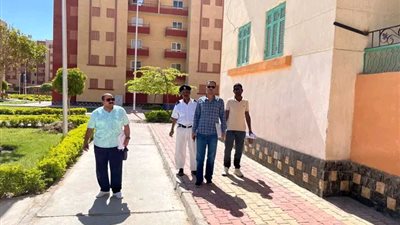 حملة للتفتيش على وحدات الإسكان الاجتماعي المخالفة بمدينة قنا الجديدة