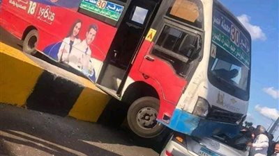 إصابة 5 أشخاص في حادث تصادم أتوبيس وسيارة ملاكي  بالإسكندرية