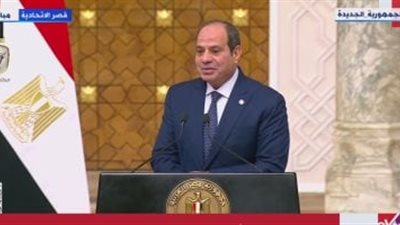 الرئيس السيسي: أهنئ الرئيس الجزائري بفوزه بولاية رئاسية جديدة